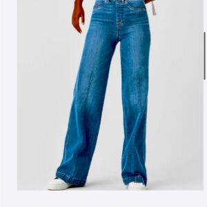 Spanx wide leg jeans